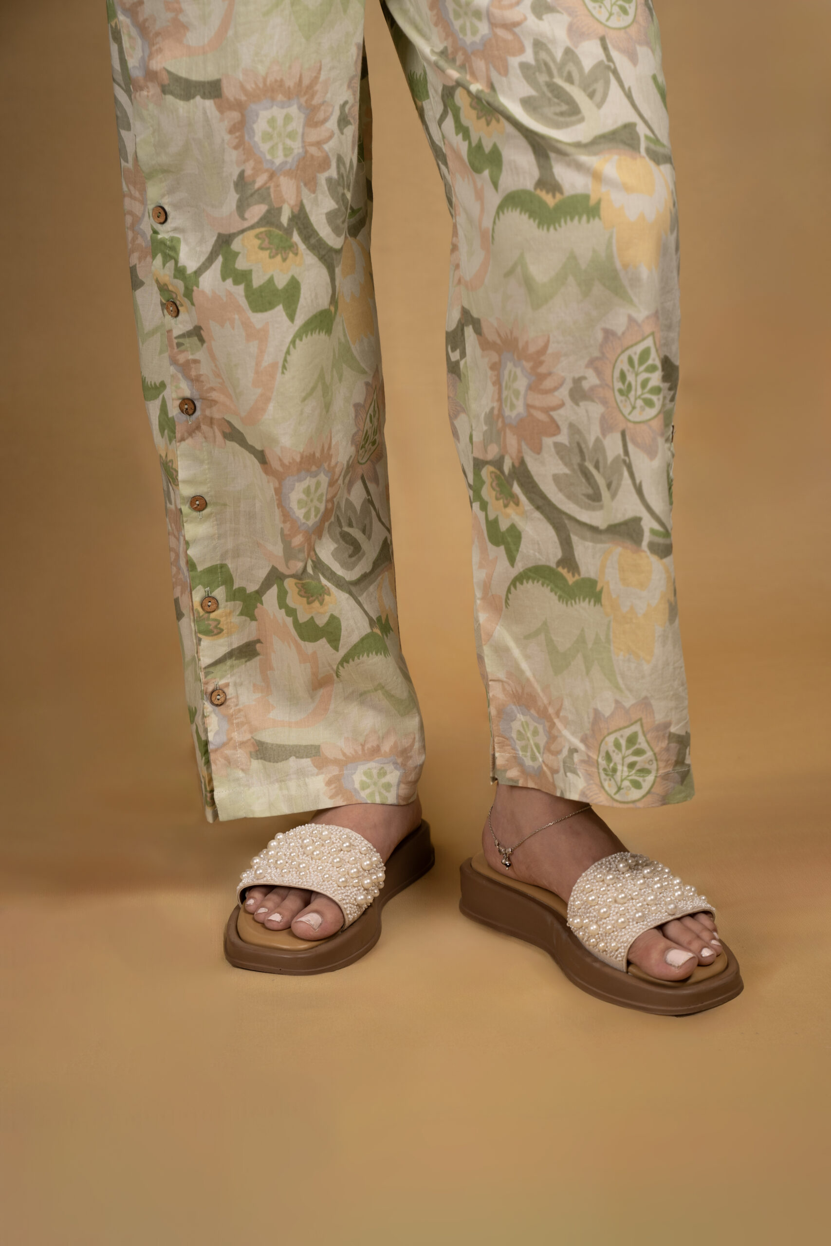 Light green Balloon sleeves coord set - Image 6